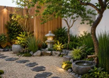 inspirasi taman belakang minimalis