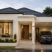 cat rumah warna cream susu